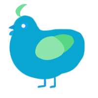 A cerulean and spring chicken