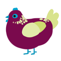 Suspicious Cherry, a wine and lemon chicken with a neck-speckle pattern