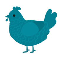 A sea chicken with a lace pattern