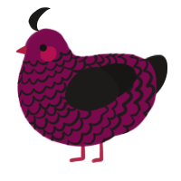 kir royale, a wine and sable chicken with a lace pattern