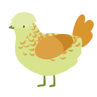 soup for the soul, a lemon and orange chicken with a half-lace pattern