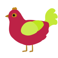 appl, a crimson and lime chicken