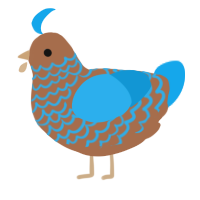 A brown and sky chicken with a lace pattern