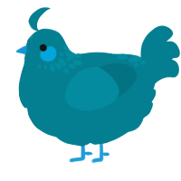 A sea chicken with a neck-speckle pattern