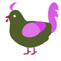 A olive and orchid chicken