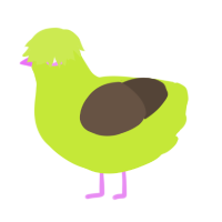 A lime and bark chicken
