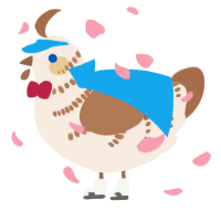 A cream and brown chicken with a half-bar pattern