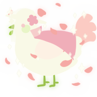 A white and rose chicken