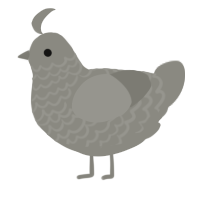 A ash chicken with a lace pattern