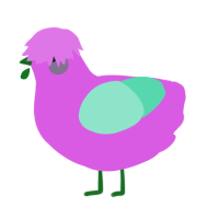 A orchid and mint chicken