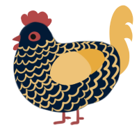 Fancy Handkerchief, a tumblr and honey chicken with a lace pattern