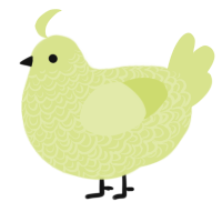 A lemon chicken with a double-lace pattern