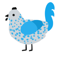 Cirrocuumulus, a mist and sky chicken with a speckle pattern