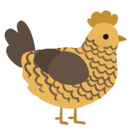 Wheat Thick, a honey and bark chicken with a lace pattern