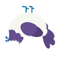 Gleepglorp, a white and overcast chicken with a head pattern