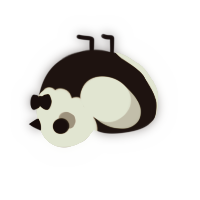 A sable and silver chicken with a head pattern