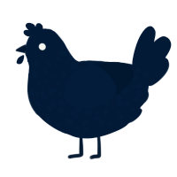 Dashboard, a tumblr chicken with a speckle pattern