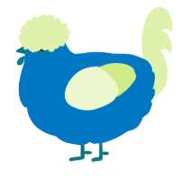 A sapphire and apple chicken