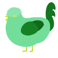A spring and leaf chicken