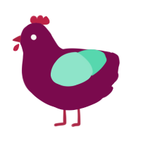 A wine and mint chicken