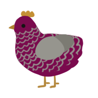 Winery, a wine and ash chicken with a lace pattern
