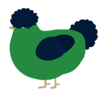 A viridian and tumblr chicken