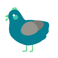 A sea and ash chicken