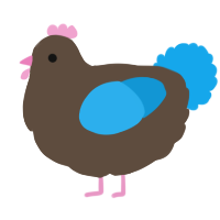 A bark and sky chicken