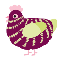 A wine and lemon chicken with a bar pattern