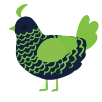 Mermaid Airplane, a tumblr and grass chicken with a lace pattern