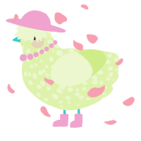 A apple chicken with a speckle pattern