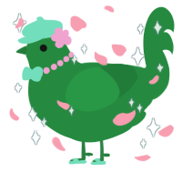 A viridian chicken