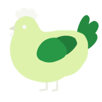A apple and viridian chicken