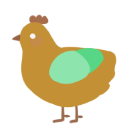 A gold and spring chicken