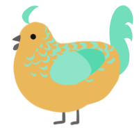 A honey and mint chicken with a half-lace pattern