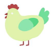 A apple and spring chicken