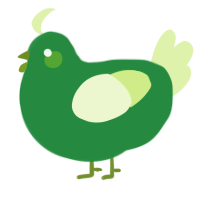 A viridian and apple chicken
