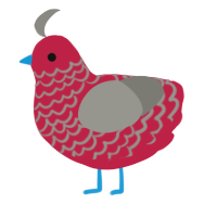 Redbull, a crimson and ash chicken with a lace pattern