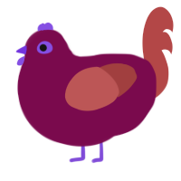 A wine and red chicken