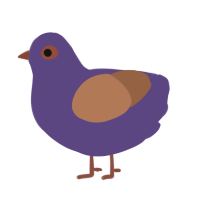 FACEBOOK bird, a overcast and brown chicken