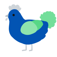 A ultramarine and spring chicken
