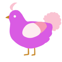 A orchid and rose chicken