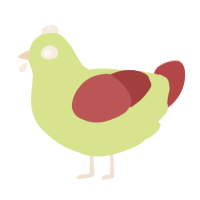 A lemon and red chicken