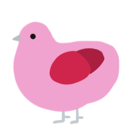 naked and afraid, a pink and crimson chicken