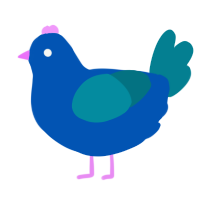 A ultramarine and sea chicken