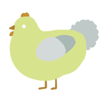 A lemon and silver chicken