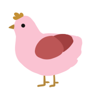 Liver, a rose and red chicken