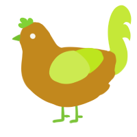 A ochre and lime chicken