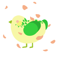 A cream and viridian chicken with a neck-speckle pattern