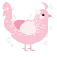 Shidarezakura, a rose chicken with a half-lace pattern